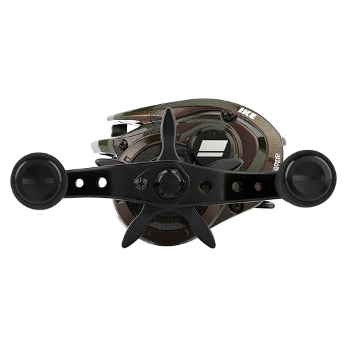 Abu Garcia IKE Signature Size LP Low Profile Baitcast Fishing Reel, Reliable Freshwater Reel, Durable & Lightweight Graphite Construction, Infini Brake System, Max Drag of 15lb | 6.8kg