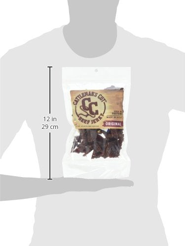 Cattleman's Cut Peppered Steakhouse Beef Jerky, 10 Ounce
