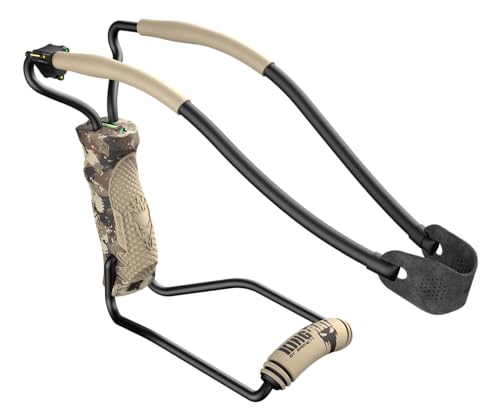 Barnett King Rat Slingshots, Powerful Slingshot for Adults and Kids Alike, Includes Power Band, Brushed Leather Pouch, & Slingshot Ammo