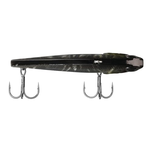 Berkley Jack Fishing Hard Bait, Black Silver, Size 7, 2.75 in, Sharp Knife Blade Design Creates Super Fast Fall, Equipped with Fusion 19 Hooks, Dual Flash-Point Enhances Side Flash