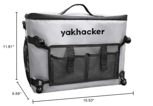 Kayak Cooler, Waterproof Seat Back Cooler for Kayaks with Lawn-Chair Style Seats, Kayak Accessories Cooler Bag, Portable Ice Chest Cooler for Kayaking, Travel, Lunch, Beaches &Trips