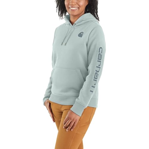 Carhartt Women's Clarksburg Graphic Sleeve Pullover Sweatshirt (Regular and Plus Sizes)
