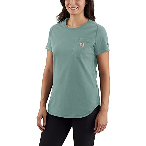 Carhatt Women's Force Relaxed Fit Midweight Pocket TShirt