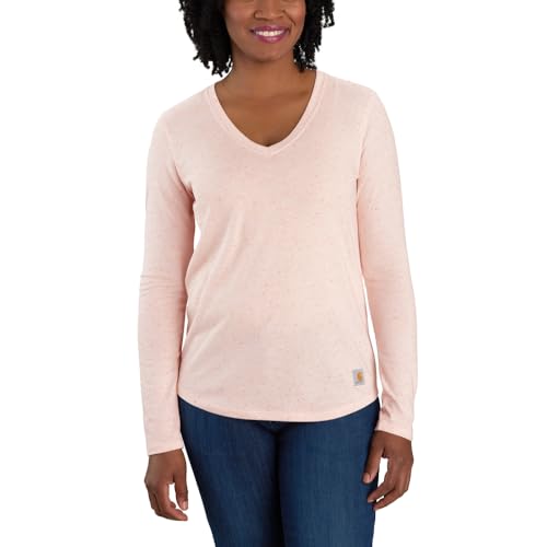 Carhartt Women's Relaxed Fit Midweight V Neck Shirt