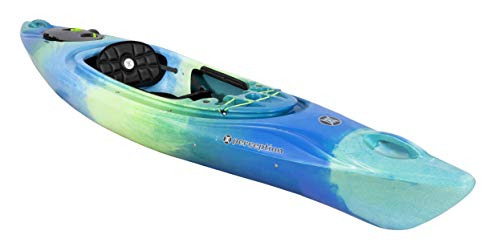 Perception Kayaks Joyride 10 - Sit Inside Kayak for Adults and Kids - Recreational and Multi-Water Kayak with Selfie Slot - 10' - Déjà vu