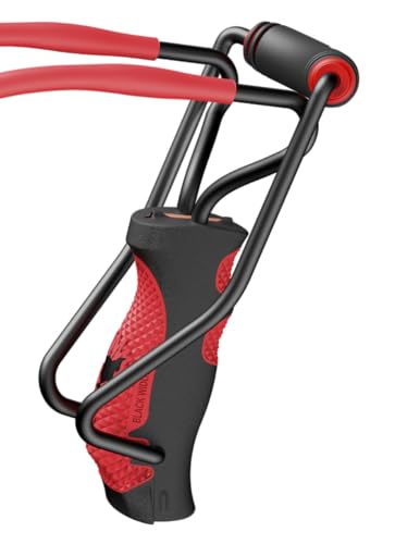 Barnett King Rat Slingshots, Powerful Slingshot for Adults and Kids Alike, Includes Power Band, Brushed Leather Pouch, & Slingshot Ammo