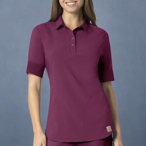 Carhartt Women's Open Placket Convertible Sleeve Top