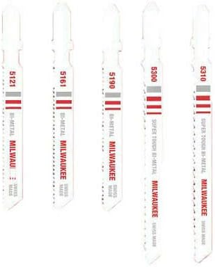 Milwaukee 49-22-1178 T-Shank Metal/Wood Cutting Jig Saw Blade Assortment, 15-Pack