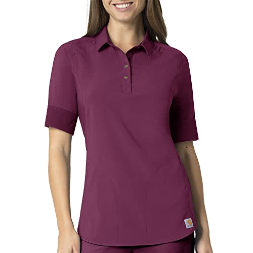 Carhartt Women's Open Placket Convertible Sleeve Top