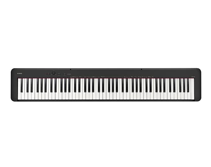 Casio CDP-S160 88-Key Compact Digital Piano - Black Bundle with CS-470P Stand, Triple Pedal System, Bench, Instructional Book, Online Lessons, Instructional DVD, and Austin Bazaar Polishing Cloth