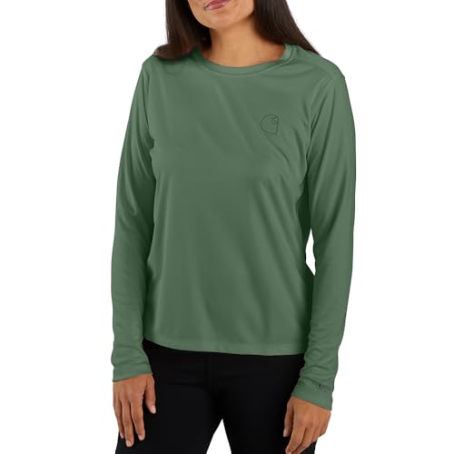 Carhartt Women's Force Sun Defender Lightweight Long-Sleeve Graphic T-Shirt