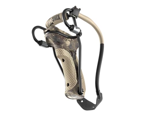 Barnett King Rat Slingshots, Powerful Slingshot for Adults and Kids Alike, Includes Power Band, Brushed Leather Pouch, & Slingshot Ammo