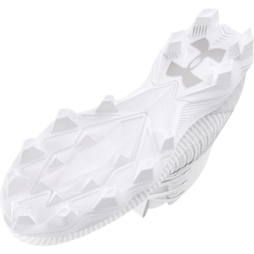 Under Armour Men's Highlight Franchise RM 2.0, (100) White/White/Metallic Silver, 7.5, US