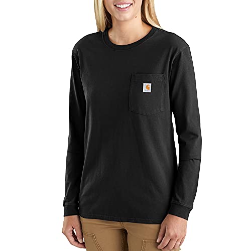 Carhartt Women's K126 Workwear Pocket Long Sleeve T-Shirt (Regular and Plus Sizes)