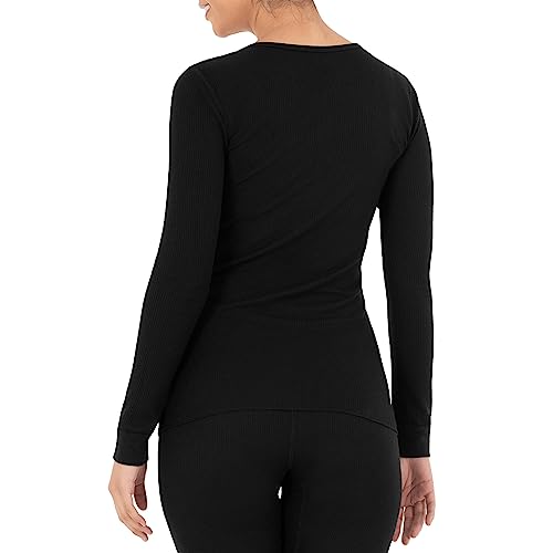 Fruit of the Loom Women's Micro Waffle Premium Thermal Underwear Tee Shirt