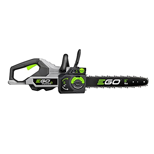 EGO POWER+ Chain Saw, 16” Battery Powered Chainsaw, Electric Cordless, Includes 56V 4.0Ah Battery and Charger – CS1613