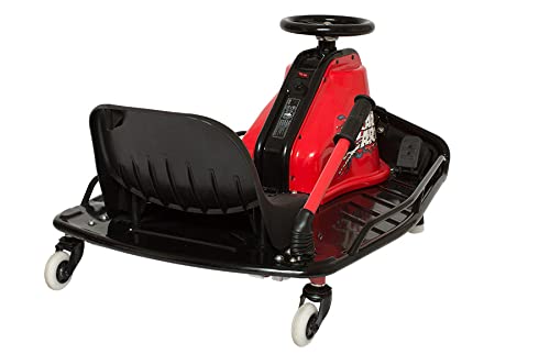 Razor Crazy Cart Sport - 24V Electric Drifting Go Kart, Variable Speed, Up to 12 mph, Up To 40 Minutes of Continuous Use, Drift Bar for Controlled Drifts, Ages 9+