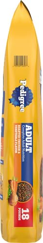 Pedigree Complete Nutrition Adult Dry Dog Food, Grilled Steak & Vegetable Flavor, 18 lb. Bag