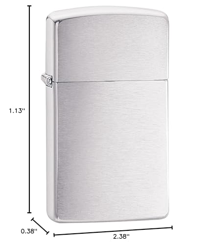 Zippo 200 Classic Brushed Chrome Pocket Lighter