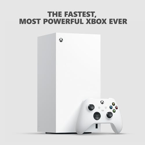 Xbox Series X - All Digital Gaming Console - 1TB SSD - Includes Wireless Controller - 4K Gaming - 120FPS - Robot White