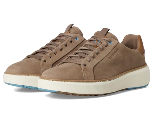 Cole Haan Men's Grandpro Topspin Golf Sneaker, IRSH COFF NBK/GLDN, 13 Wide