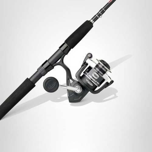 Penn Pursuit V Travel Spinning Reel 7' 3-PieceFishing Rod Combo, Graphite Composite Rod Blank Construction, EVA Handles
