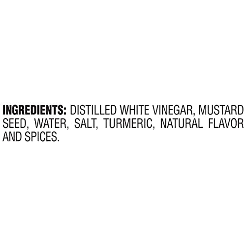 Heinz Yellow Mustard, 20 oz Bottle