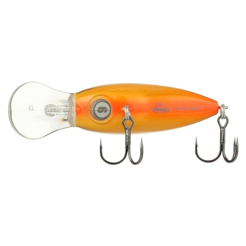 Berkley Dime Freshwater Fishing Lure, Spray Tan, 1/2oz, Authentic Balsa-Like Action, Equipped with Sharp Fusion19 Hook, Ideal for Bass Fishing