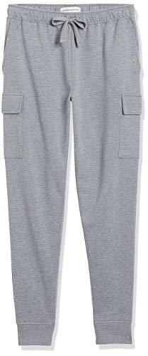 Amazon Essentials Men's Relaxed Fit Cargo Fleece Jogger Sweatpants with Drawstring