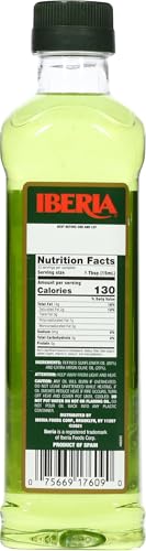 Iberia Premium Blend, Sunflower Oil & Extra Virgin Olive Oil, High Heat Frying, 68 Fl Oz