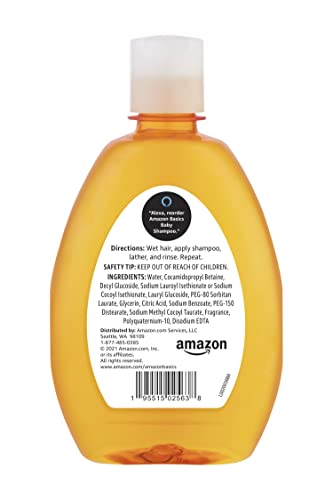 Amazon Basics Tear-Free Baby Shampoo, 13.6 Fluid Ounce