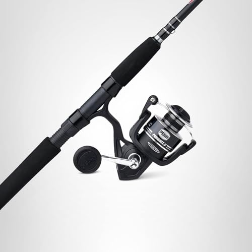 Penn Pursuit V Spinning Reel and 7' 2-Piece Fishing RodCombo, Graphite Composite Rod Blank Construction, EVA Handles