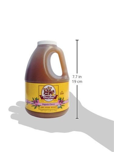 GloryBee, Pure Clover Blend Honey, 100% US Grade A Honey, 5lb