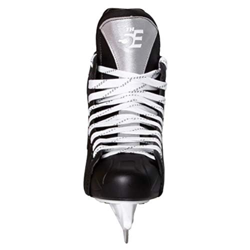 5th Element Stealth Ice Hockey Skates - Perfect for Recreational Ice Skating and Hockey - True-to-Size Fit and Moisture Resistant Liner Ice Skates for Men (Black/White, 10.0)