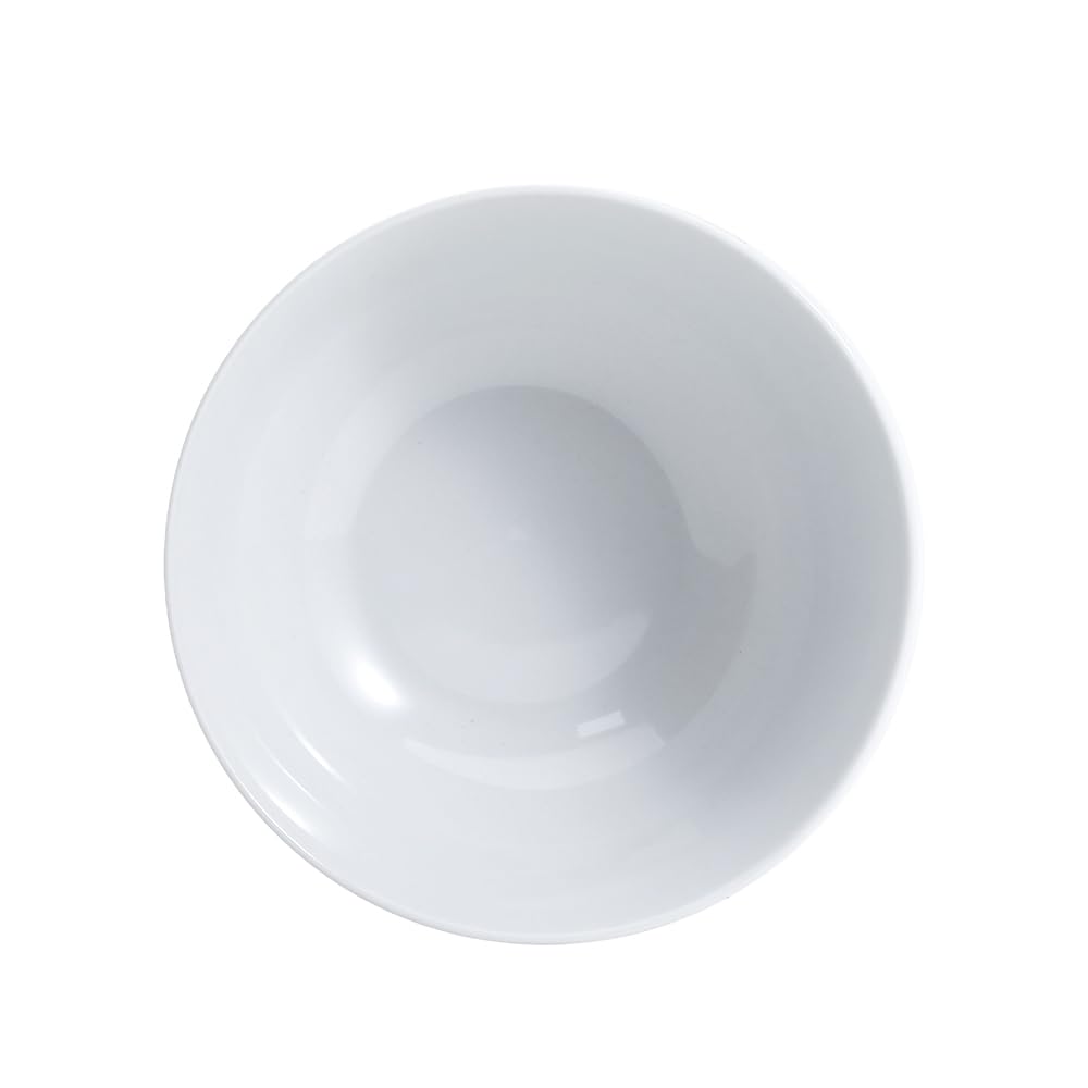 Amazon Basics 16-Pack White Porcelain Coupe Bowl, 5.9" diameter, Round, Microwave-safe, Commercial-grade