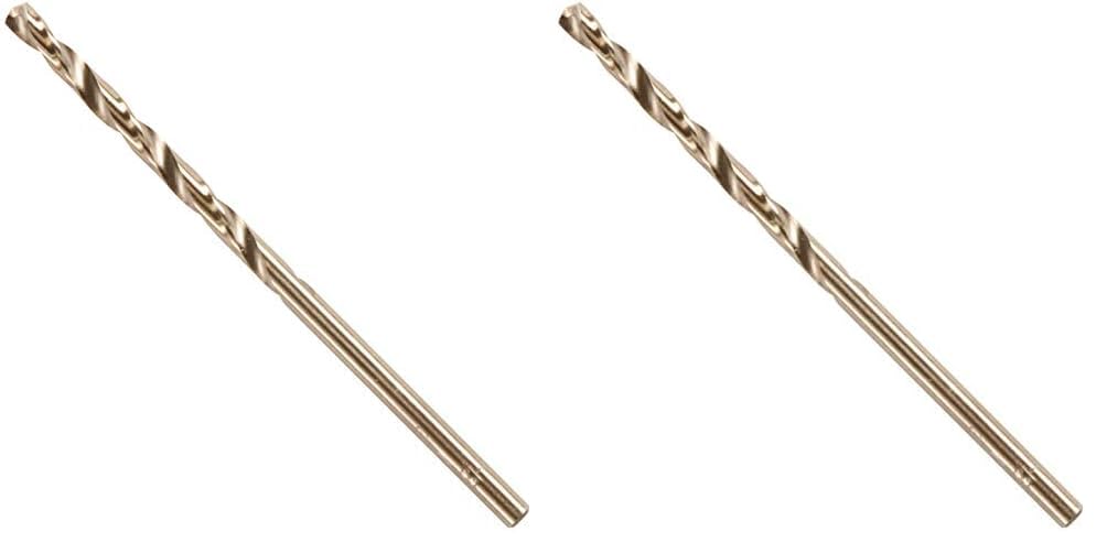 BOSCH CO14B 14-Piece Assorted Set with Included Case - Cobalt M42 Metal Drill Bits with Three-Flat Shank for Drilling Applications in Stainless Steel, Cast Iron, Titanium, and Light-Gauge Metal