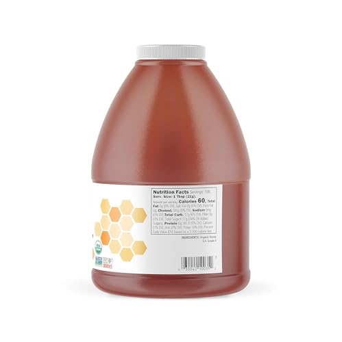 GloryBee, Pure Clover Blend Honey, 100% US Grade A Honey, 5lb