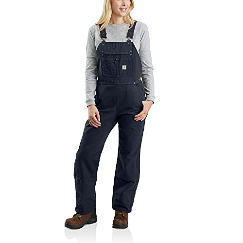 Carhartt Women's Relaxed Fit Washed Duck Insulated Bib Overall