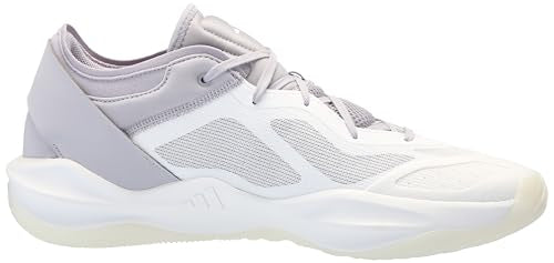 adidas Unisex Adizero Select 2.0 Basketball Sneaker, White/Glory Grey/White, 11 US Men