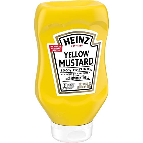Heinz Yellow Mustard, 20 oz Bottle