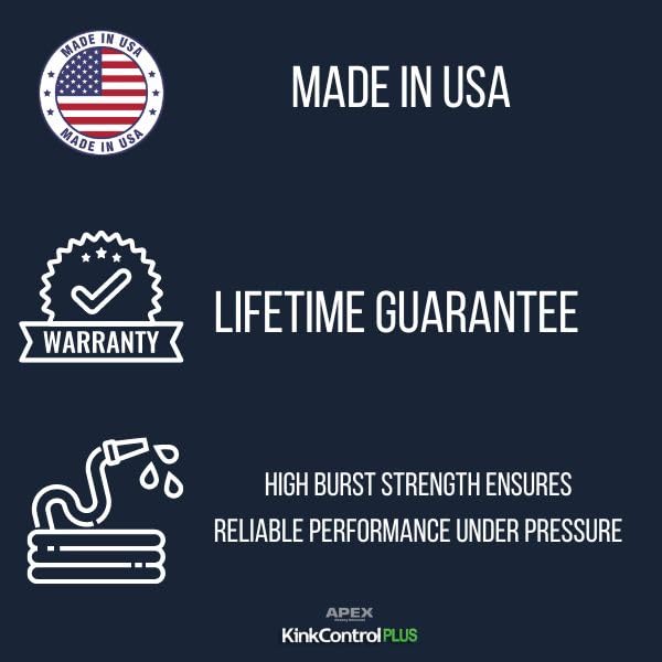 Kink Control Plus 8567-50 Garden Hose, 5/8 in. x 50 ft