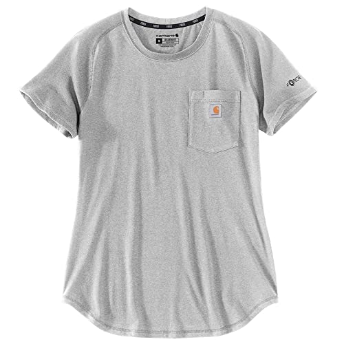Carhatt Women's Force Relaxed Fit Midweight Pocket TShirt