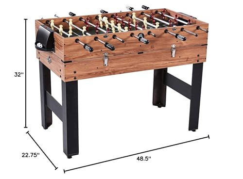 Lancaster 3 in 1 Sports Multigame, Pool Billiards, Slide Hockey, Foosball Game Table