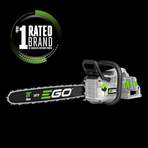 EGO POWER+ Chain Saw, 20” Battery Powered Chainsaw, Electric Cordless, Battery and Charger Not Included – CS2000