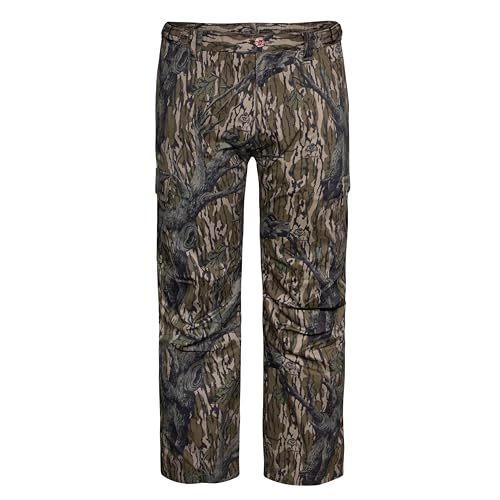 Mossy Oak Men's Hunting Pants Camo Cotton Mill Flex