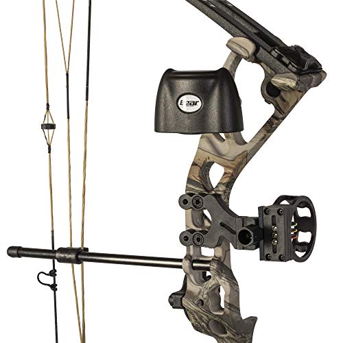 Bear Archery Limitless Dual Cam Compound Bow - Includes Quiver, Sight and Rest, God's Country