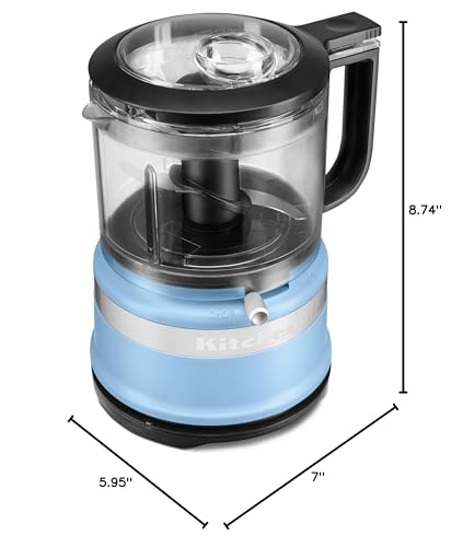 KitchenAid 3.5 Cup Food Chopper KFC3516AQ, Aqua Sky