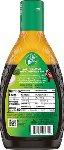 Wish-Bone Balsamic Vinaigrette Dressing, 15 FL OZ