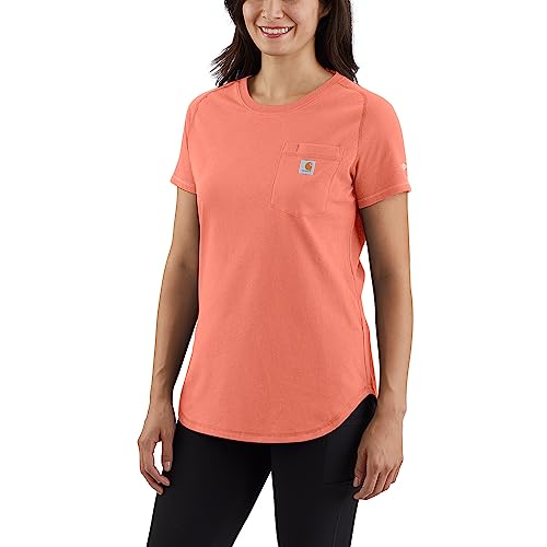Carhatt Women's Force Relaxed Fit Midweight Pocket TShirt