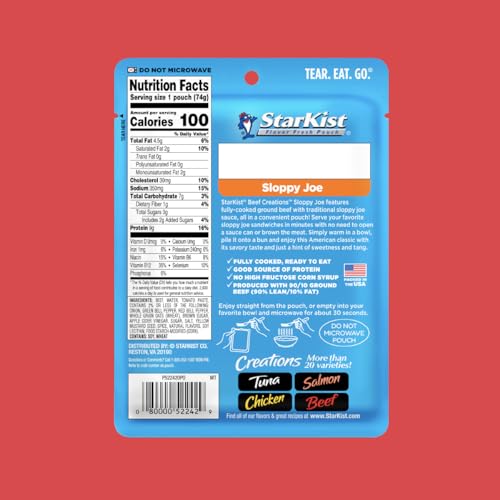 StarKist Chicken Creations, Chicken Salad, 2.6 oz Pouch (Pack of 12)